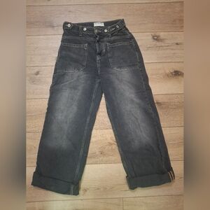 Palmer Cuffed We The Free Black Jeans